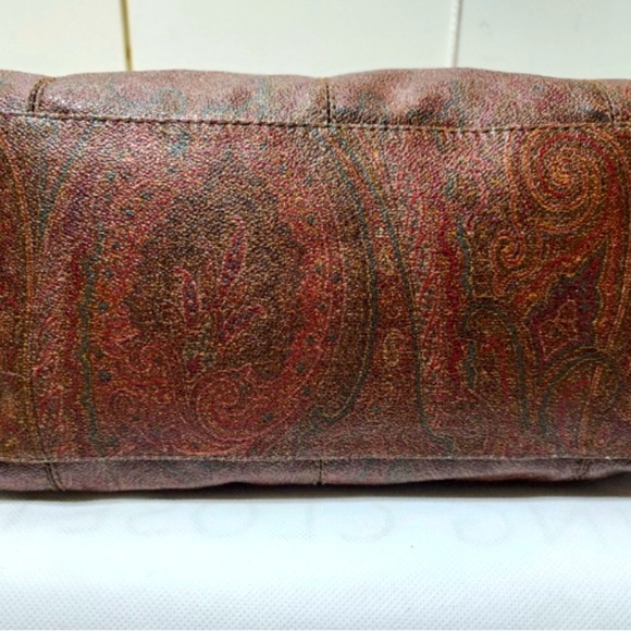 ETRO Vintage Boston Bag! Purple Trim💜 - Picture 8 of 9